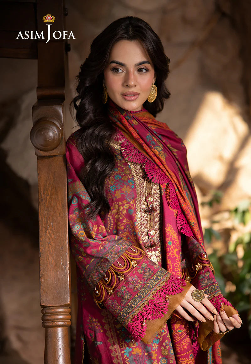 ASIM JOFA AJUW-18 EMBROIDERED VISCOSE