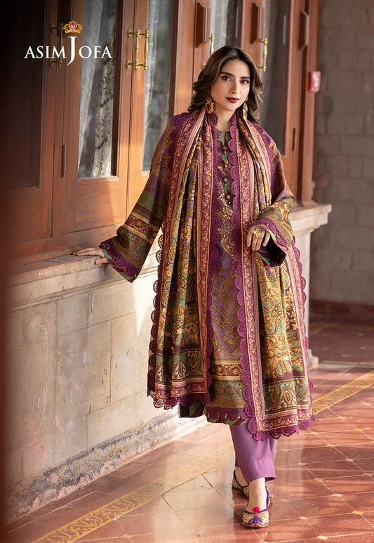 ASIM JOFA AJUW-22 EMBROIDERED VISCOSE