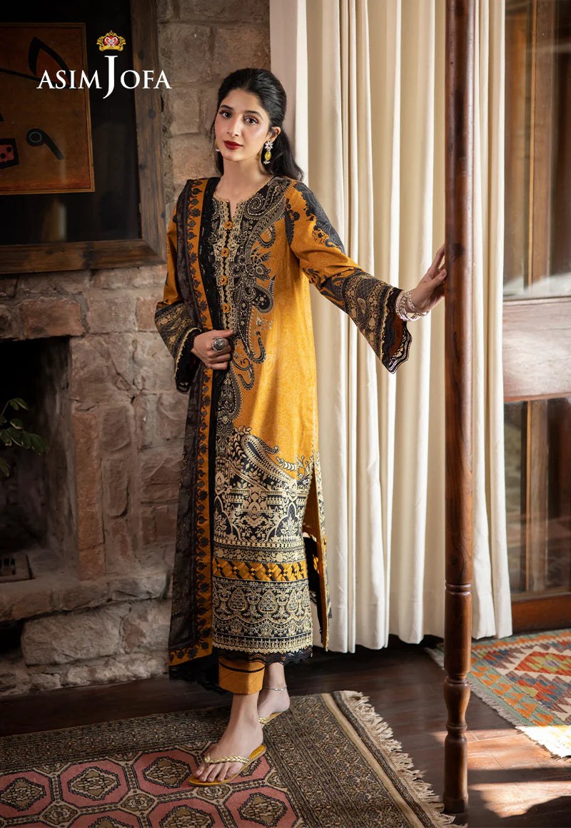 ASIM JOFA AJUW-23 EMBROIDERED VISCOSE