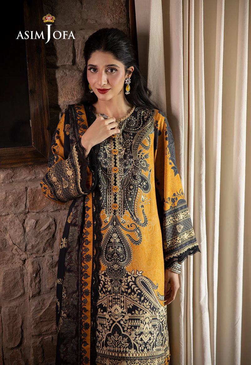 ASIM JOFA AJUW-23 EMBROIDERED VISCOSE