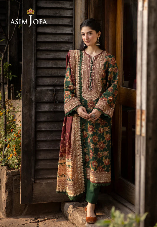 ASIM JOFA AJUW-31 PRINTED KHADDAR