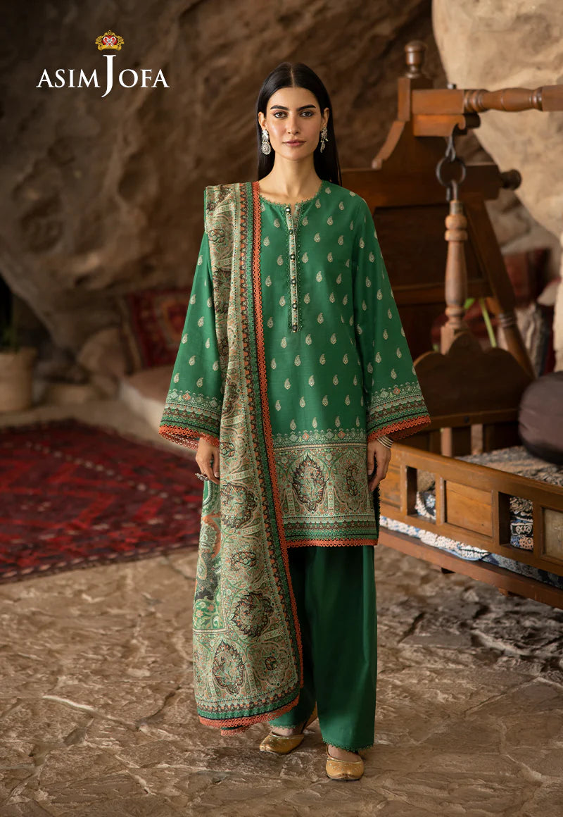 ASIM JOFA AJUW-32 PRINTED KHADDAR