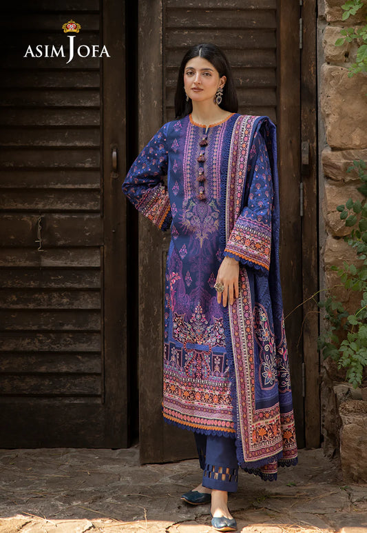 ASIM JOFA AJUW-33 PRINTED KHADDAR