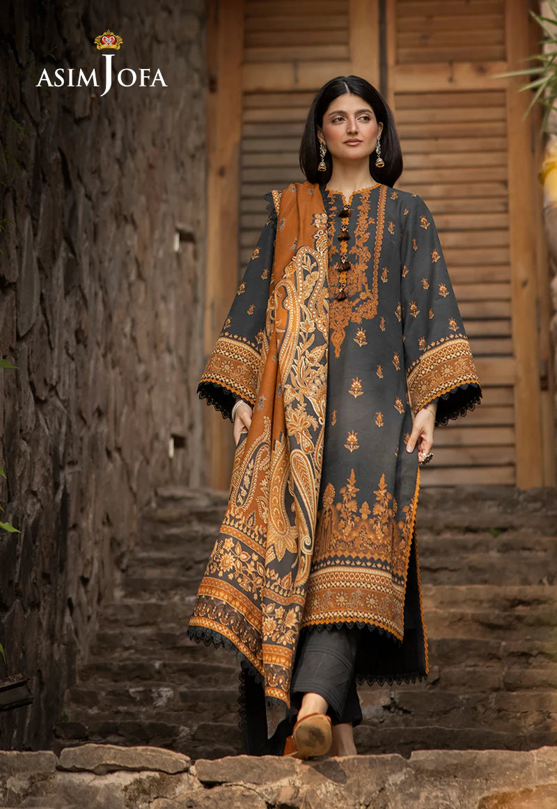 ASIM JOFA AJUW-37 PRINTED KHADDAR