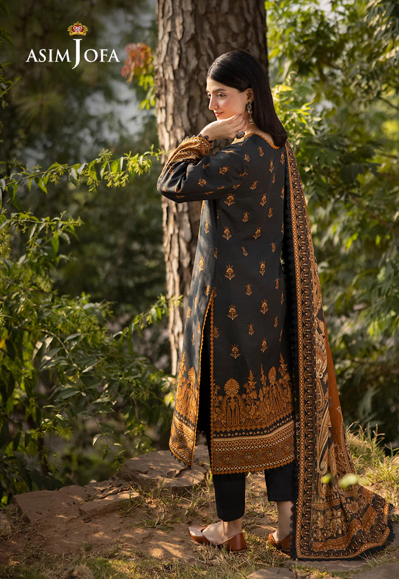 ASIM JOFA AJUW-37 PRINTED KHADDAR