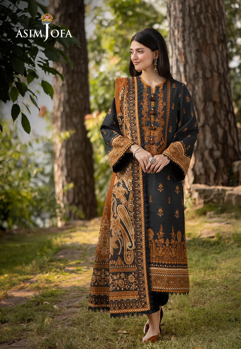 ASIM JOFA AJUW-37 PRINTED KHADDAR