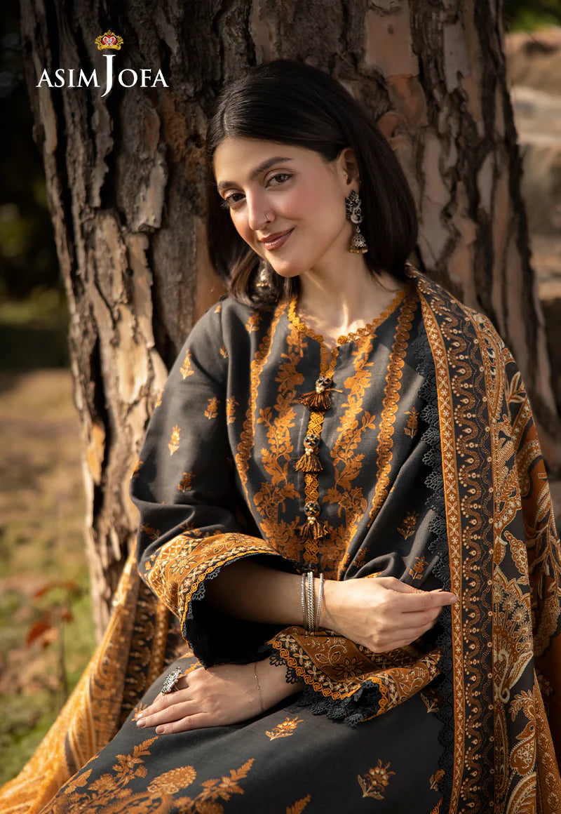 ASIM JOFA AJUW-37 PRINTED KHADDAR