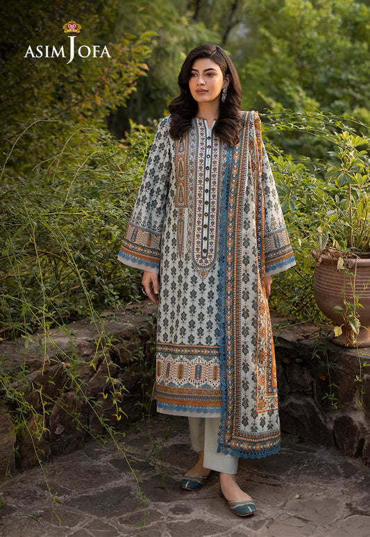 ASIM JOFA AJUW-42 PRINTED KHADDAR