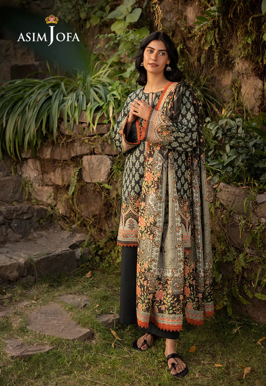 ASIM JOFA AJUW-43 PRINTED KHADDAR