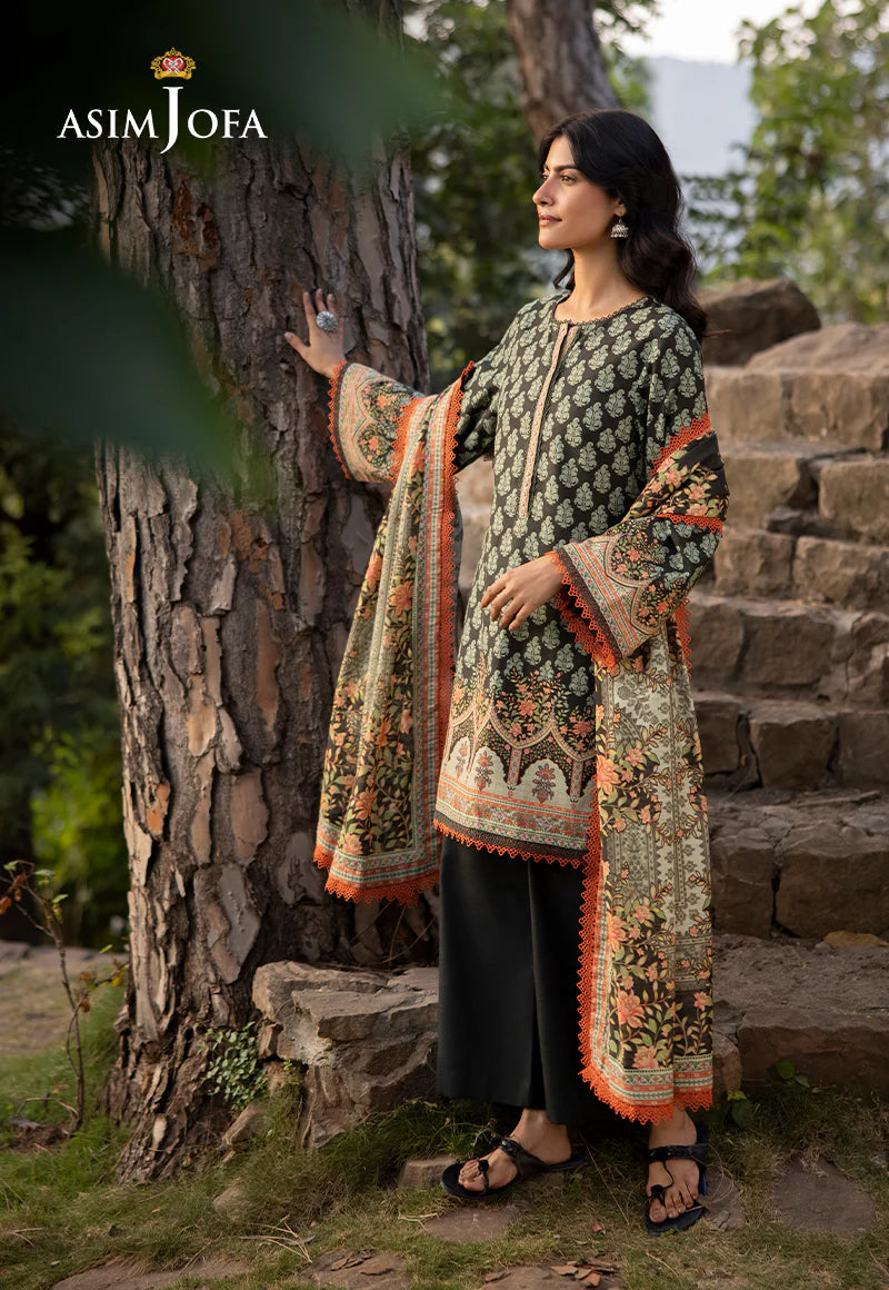 ASIM JOFA AJUW-43 PRINTED KHADDAR