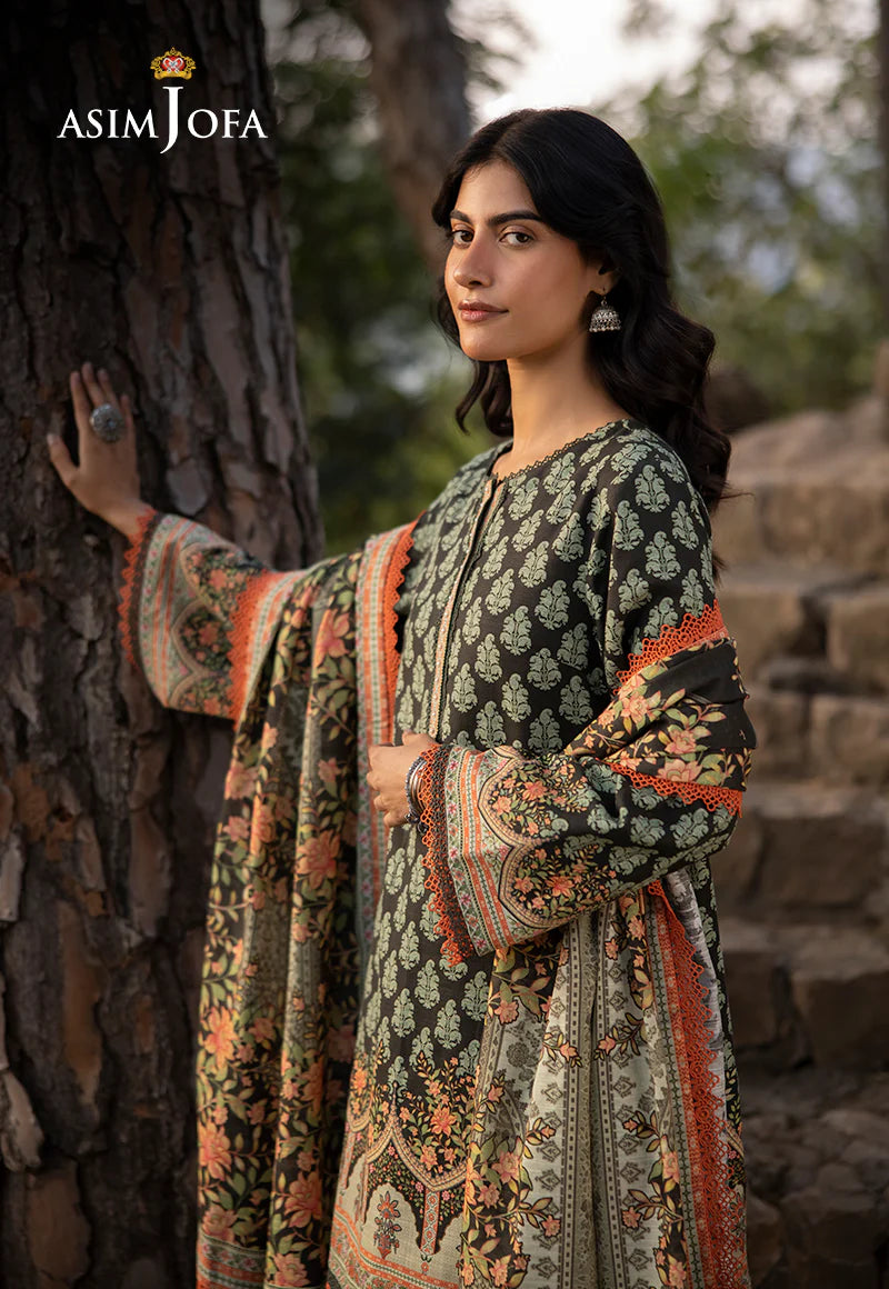 ASIM JOFA AJUW-43 PRINTED KHADDAR