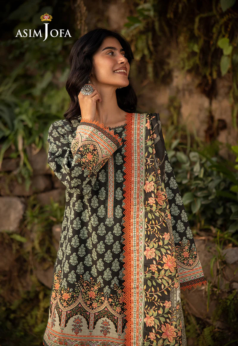 ASIM JOFA AJUW-43 PRINTED KHADDAR