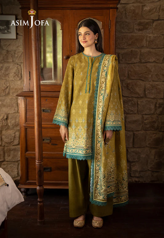 ASIM JOFA AJUW-49 PRINTED KHADDAR