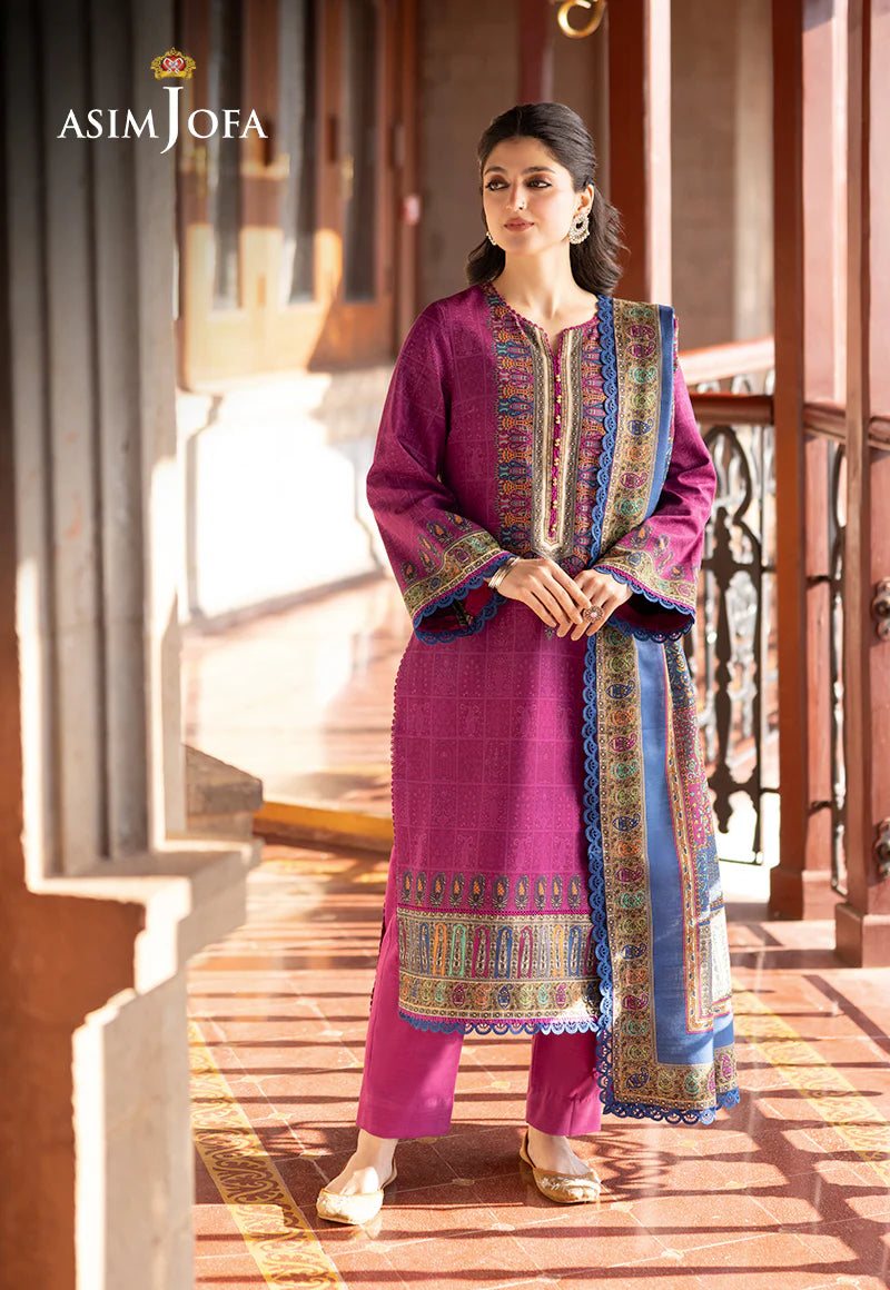 ASIM JOFA AJUW-51 PRINTED KHADDAR