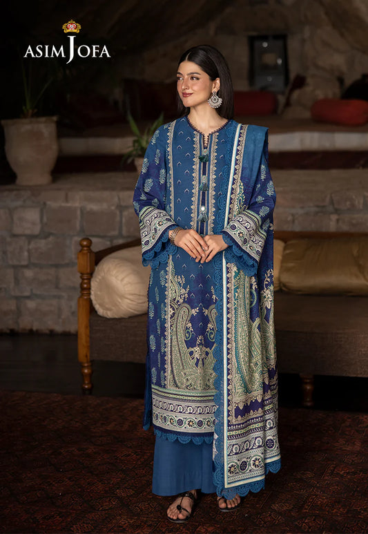 ASIM JOFA AJUW-46 PRINTED KHADDAR