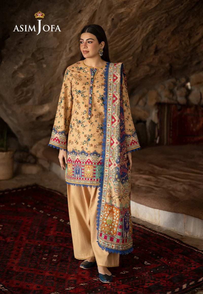 ASIM JOFA AJUW-48 PRINTED KHADDAR