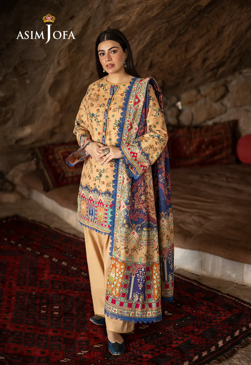 ASIM JOFA AJUW-48 PRINTED KHADDAR