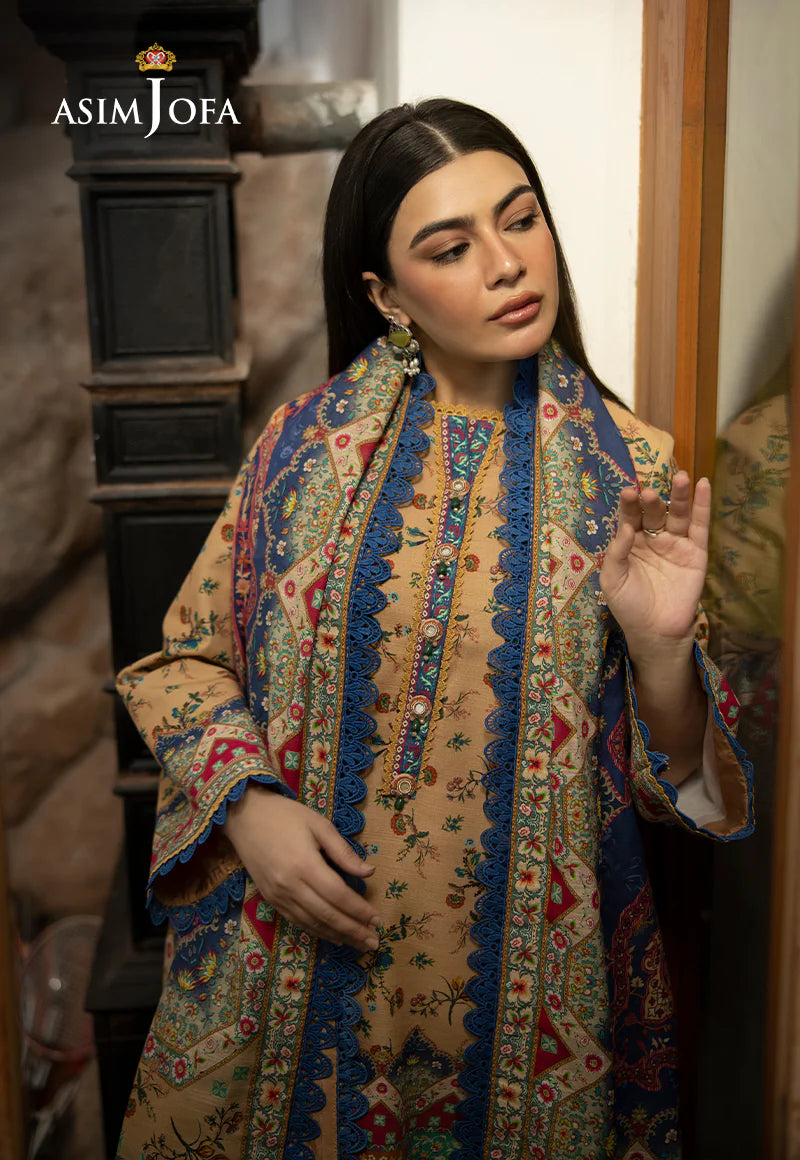 ASIM JOFA AJUW-48 PRINTED KHADDAR