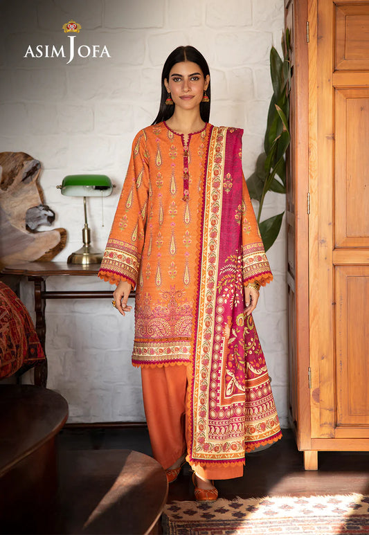 ASIM JOFA AJUW-54 PRINTED KHADDAR