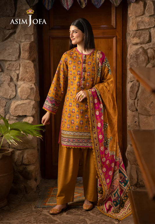 ASIM JOFA AJUW-56 PRINTED KHADDAR