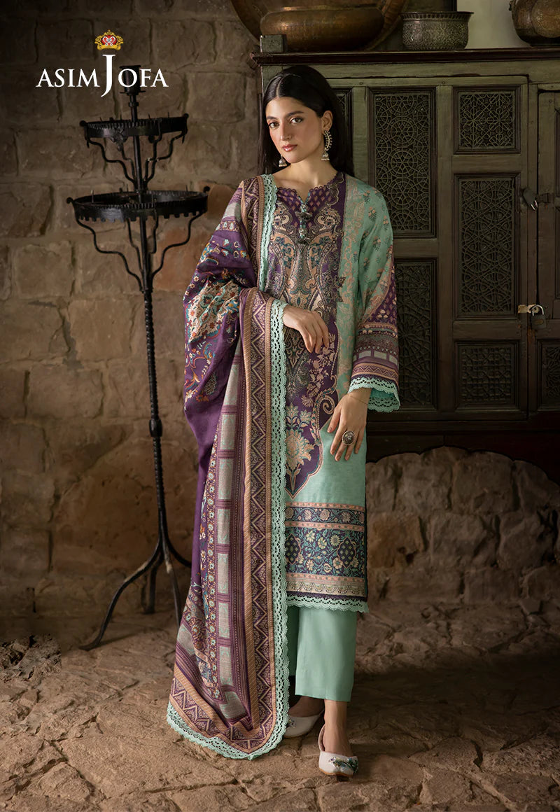 ASIM JOFA AJUW-57 PRINTED KHADDAR