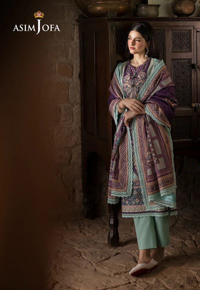 ASIM JOFA AJUW-57 PRINTED KHADDAR