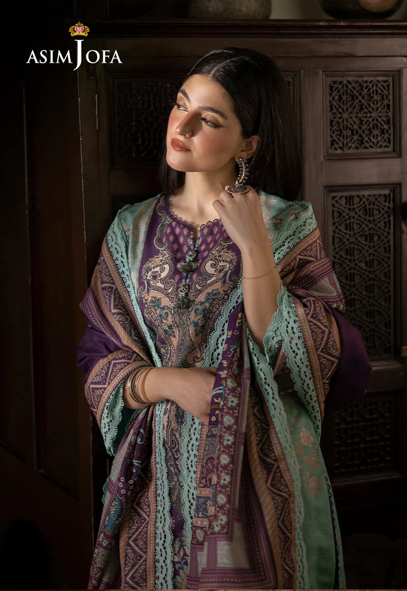 ASIM JOFA AJUW-57 PRINTED KHADDAR