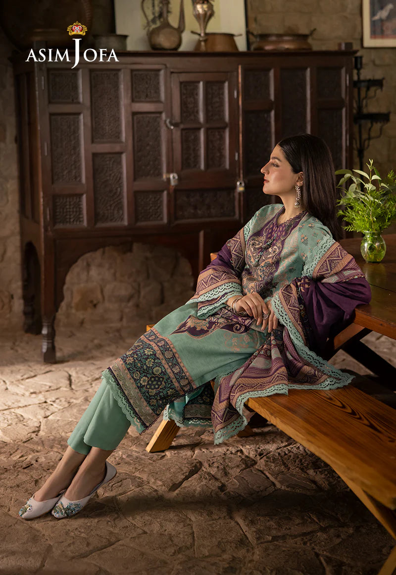 ASIM JOFA AJUW-57 PRINTED KHADDAR